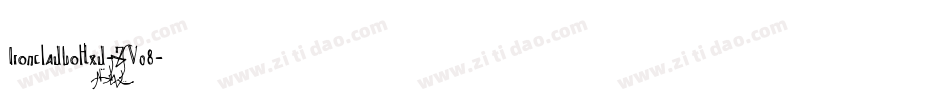 Ironcladbolted-ZV08字体转换