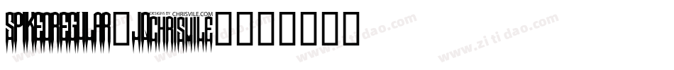 SpikedRegular-jq19字体转换
