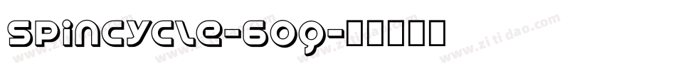 SpinCycle-6oq字体转换