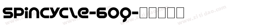 SpinCycle-6oq字体转换
