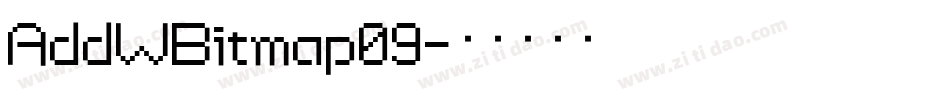 AddWBitmap09字体转换