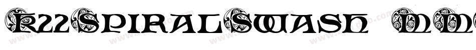 K22SpiralSwash-MMLw字体转换