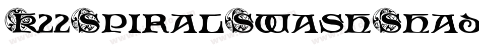 K22SpiralSwashShadow-KYJA字体转换
