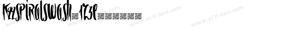 K22SpiralSwash-1Z3e字体转换