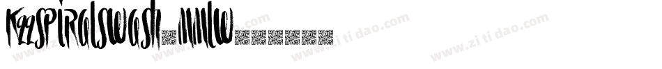 K22SpiralSwash-MMLw字体转换
