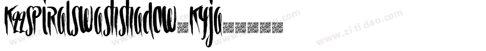 K22SpiralSwashShadow-KYJA字体转换