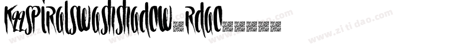 K22SpiralSwashShadow-Rdao字体转换