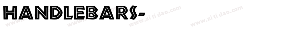 handlebars字体转换