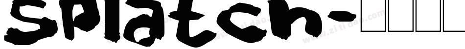 Splatch字体转换