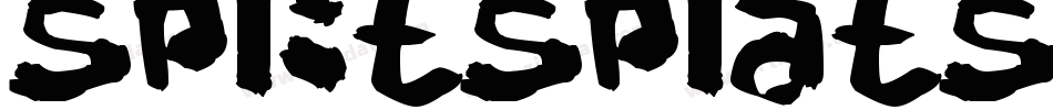SplitSplatSplodge-7ool字体转换