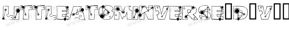 LittleAtomInverse-D5v0字体转换