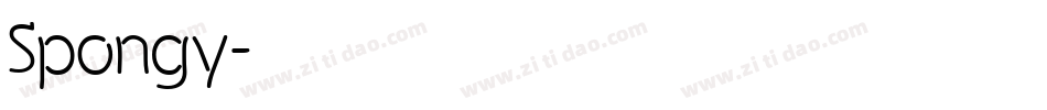 Spongy字体转换