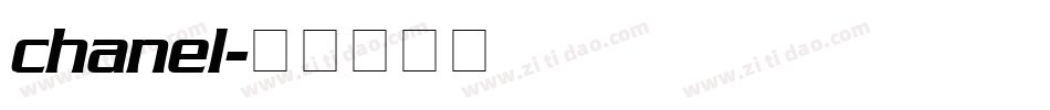 chanel字体转换