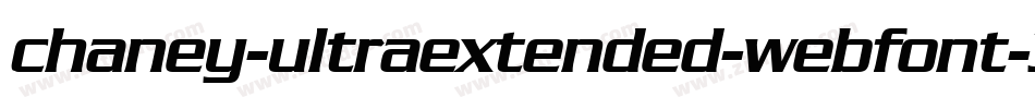 chaney-ultraextended-webfont-3字体转换