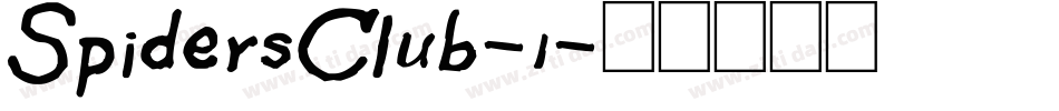 SpidersClub-1字体转换