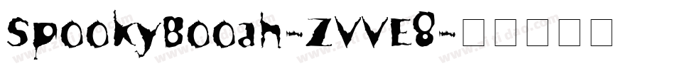 SpookyBooah-ZVVE8字体转换