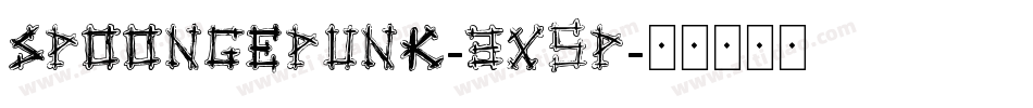 SpoongePunk-3X5p字体转换