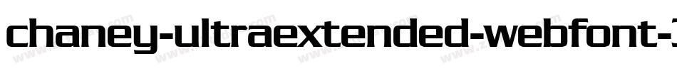 chaney-ultraextended-webfont-3字体转换