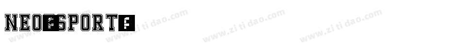 NEO-ESPORT字体转换