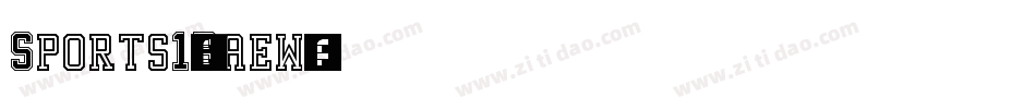 Sports1-Baew字体转换