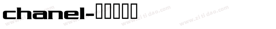 chanel字体转换