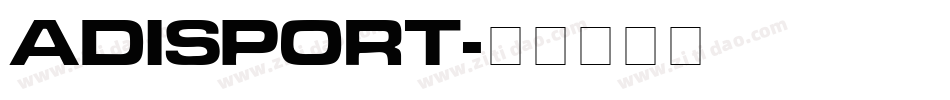 Adisport字体转换