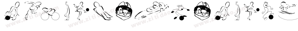 CfMarieEveCartoonsRegular-8zvD字体转换