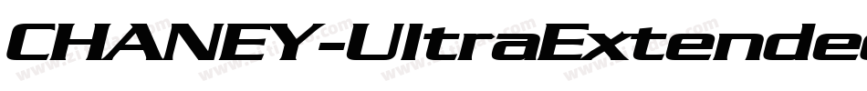 CHANEY-UltraExtended-2字体转换