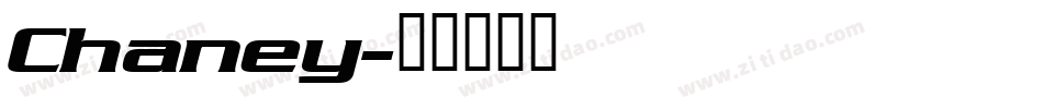 Chaney字体转换
