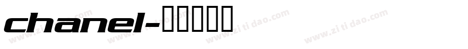 chanel字体转换