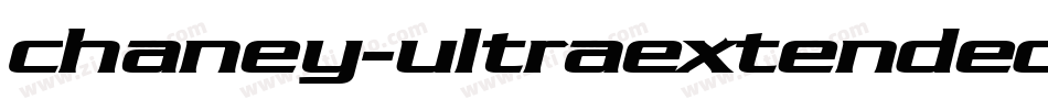 chaney-ultraextended-webfont-3字体转换