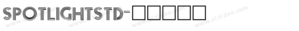 SpotlightStd字体转换