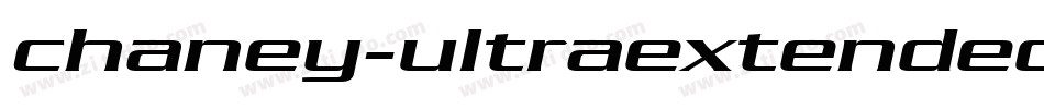 chaney-ultraextended-webfont-3字体转换