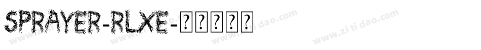 Sprayer-RLXE字体转换
