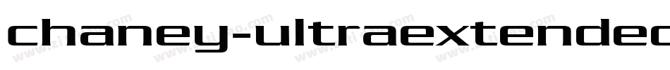 chaney-ultraextended-webfont-3字体转换