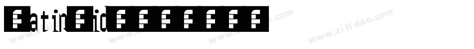LatinWidD字体转换