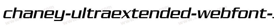 chaney-ultraextended-webfont-3字体转换