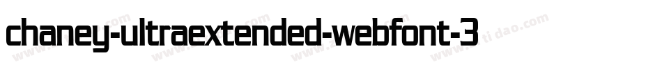 chaney-ultraextended-webfont-3字体转换