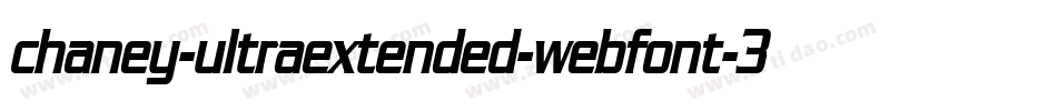 chaney-ultraextended-webfont-3字体转换