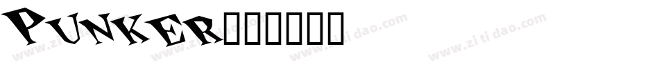 Punker字体转换