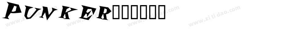 Punker字体转换