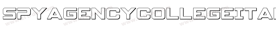 SpyAgencyCollegeItalic-0WvRz字体转换