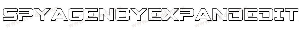 SpyAgencyExpandedItalic-3zlY6字体转换 SpyAgencyExpandedItalic-3zlY6字体转换