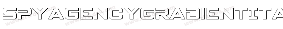 SpyAgencyGradientItalic-eZ903字体转换 SpyAgencyGradientItalic-eZ903字体转换