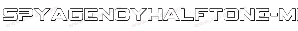 SpyAgencyHalftone-mL2xP字体转换