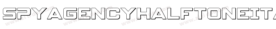 SpyAgencyHalftoneItalic-d9r4K字体转换 SpyAgencyHalftoneItalic-d9r4K字体转换