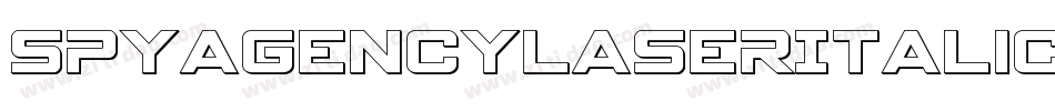 SpyAgencyLaserItalic-L3VpZ字体转换