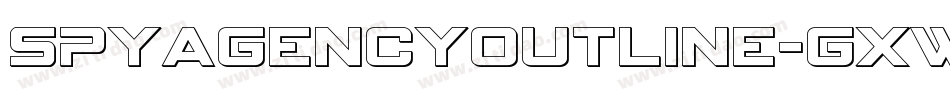 SpyAgencyOutline-gxwWR字体转换