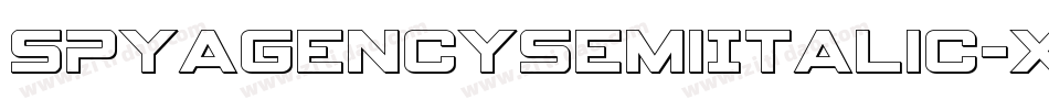 SpyAgencySemiItalic-x3Rr5字体转换