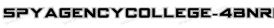SpyAgencyCollege-4BnrK字体转换